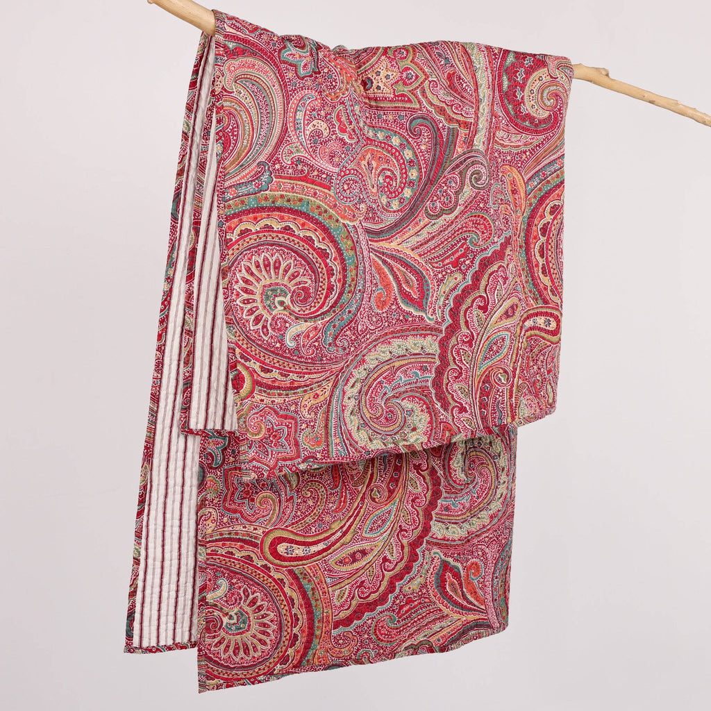 Spruce Quilted Throw