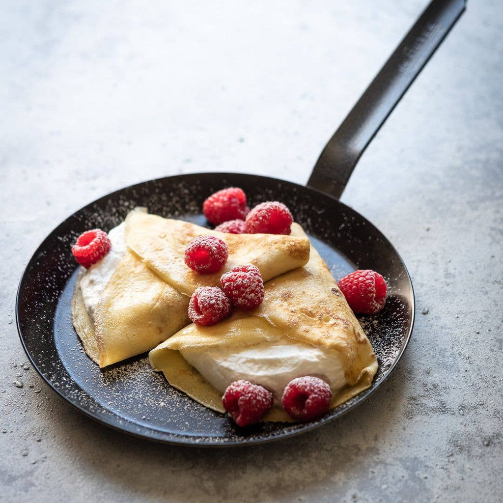 Blue Carbon Steel Crepe & Tortilla Pan