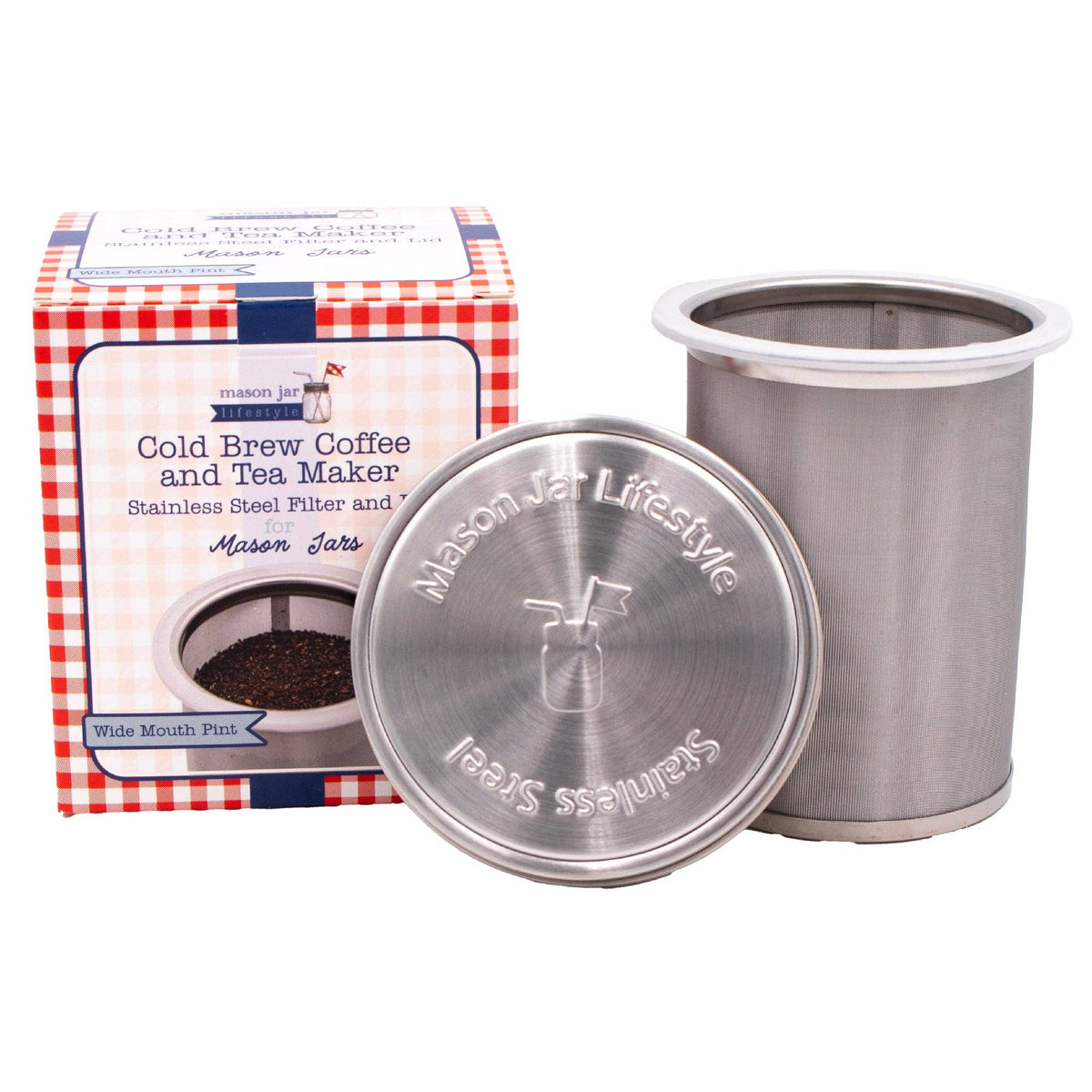 Cold Brew Coffee and Tea Maker Stainless Steel Filter Kit