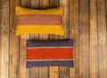 Striped Haven Jute Lumbar Pillows (Pk/2 Ast) | Boho Decor
