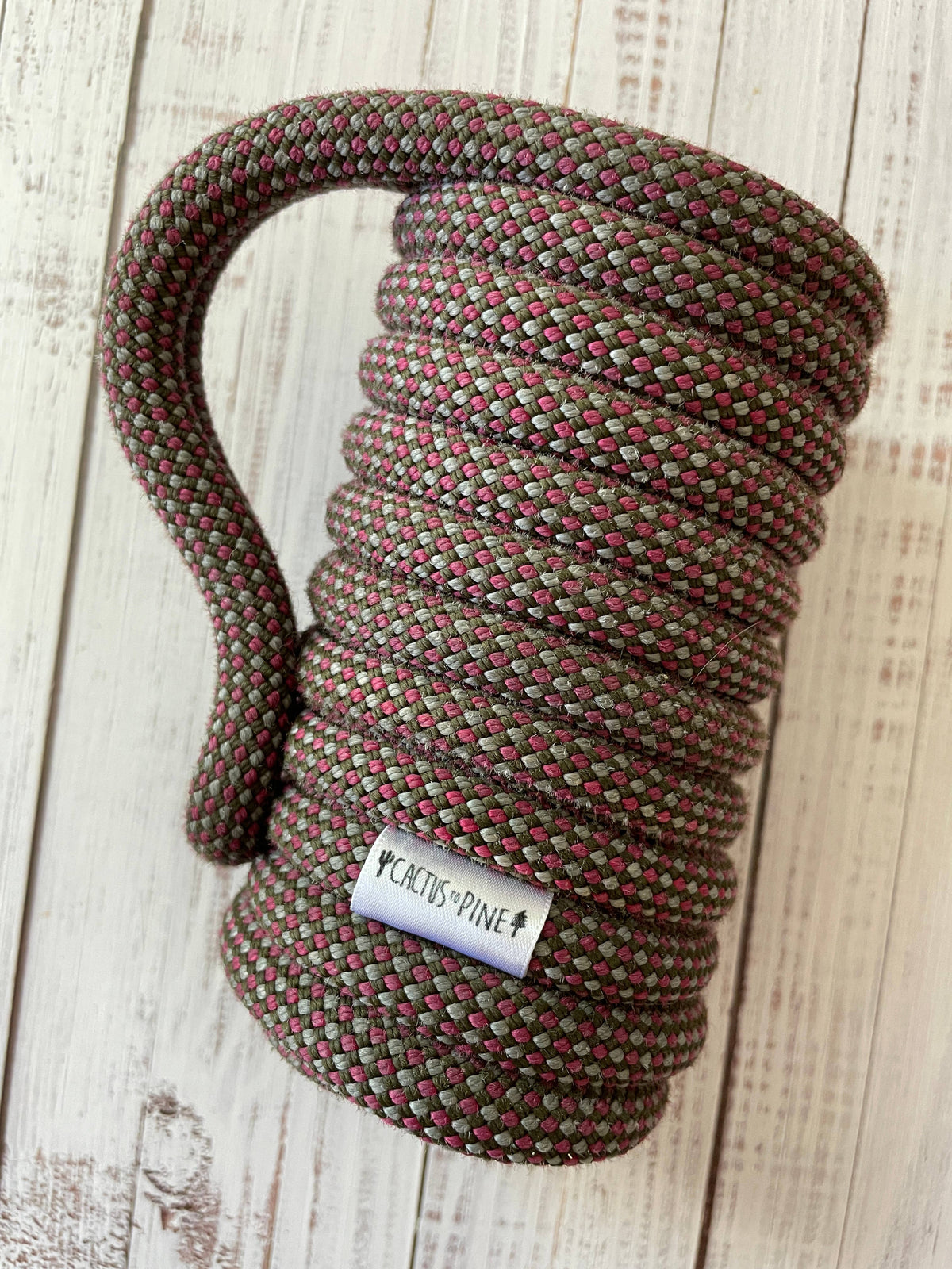Slim Can Cozie – Upcycled Climbing Rope