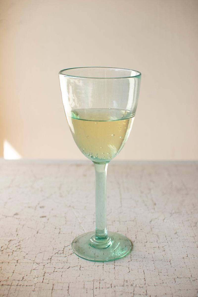 RECYCLED WINE GLASS