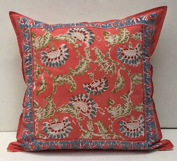 Pillow printed 18"X18" Jenny Rose 2725A